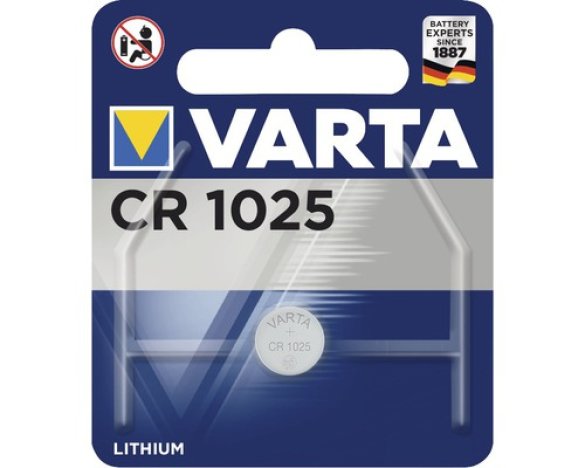 Baterie buton CR1025 lithium 3V , blister 1 buc, Varta